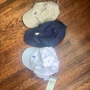 Polo by Ralph Lauren Blue and White Hat Set